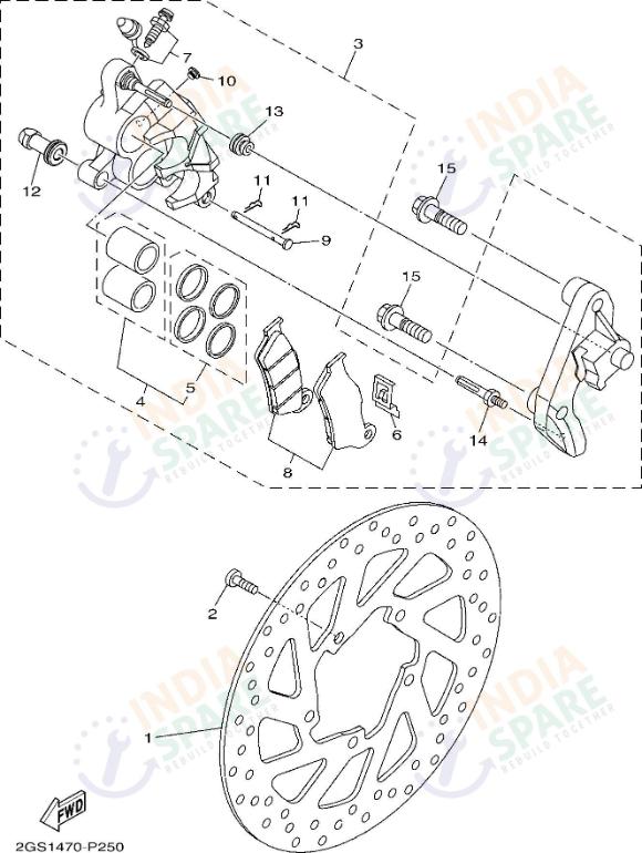 FRONT BRAKE CALIPER